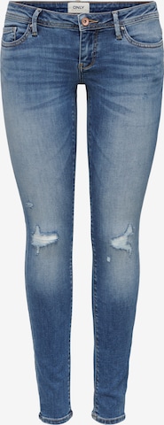 ONLY Skinny Jeans 'Colar' in Blauw: voorkant