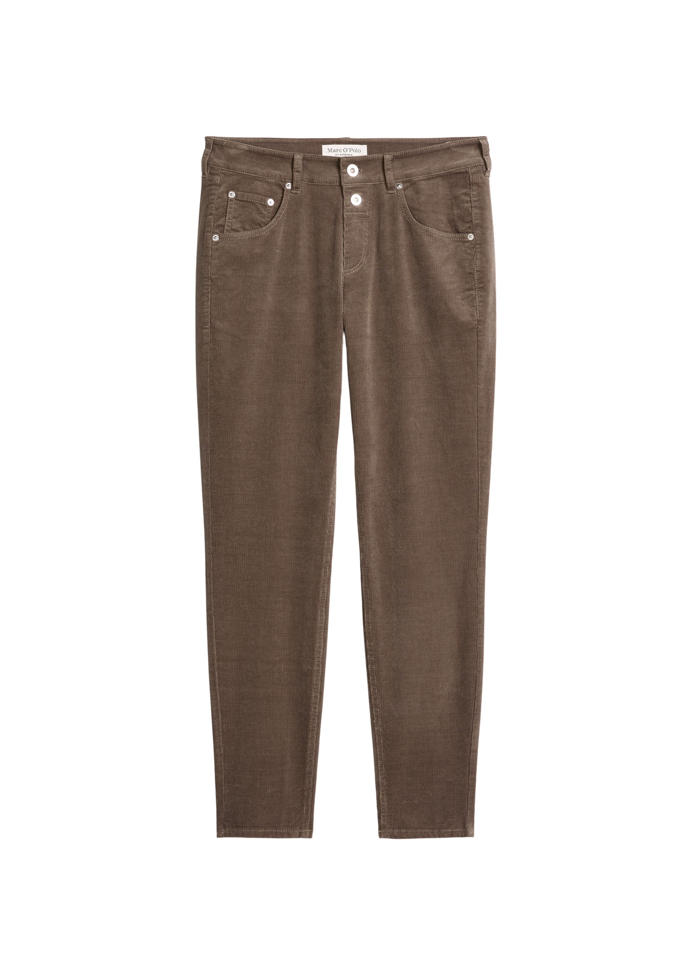 Marc O'Polo Hose 'Theda' in Braun: Vorderseite