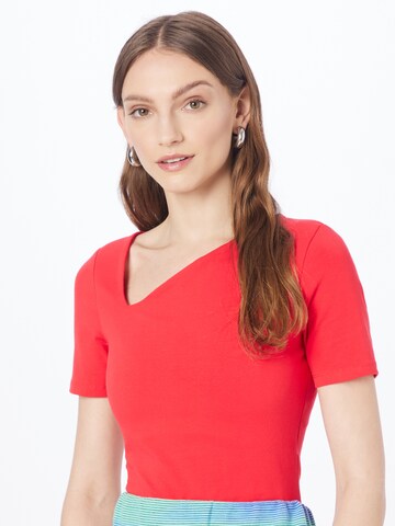 Warehouse Shirt in Rood: voorkant