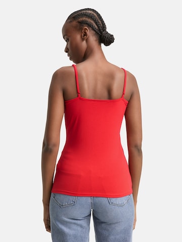 Haut TOM TAILOR DENIM en rouge