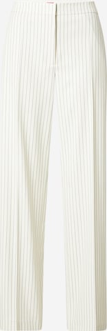 HUGO Regular Suorat housut 'Hambali' värissä beige: etupuoli