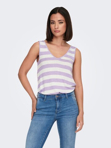 ONLY Top 'LIRA' in Purple: front