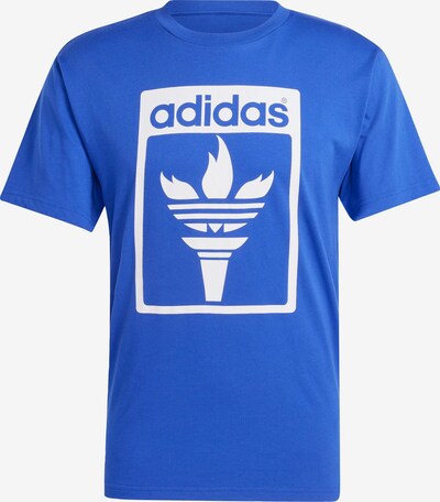 ADIDAS ORIGINALS T-Shirt 'Trefoil Torch' en bleu roi / blanc, Vue avec produit