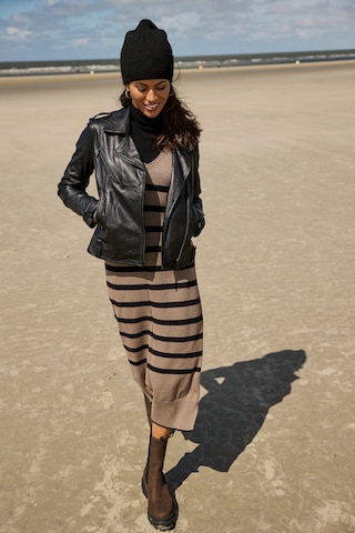 LAURA SCOTT Strickkleid in Braun