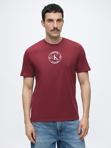 Calvin Klein Jeans T-Shirt in Rot: Vorderseite