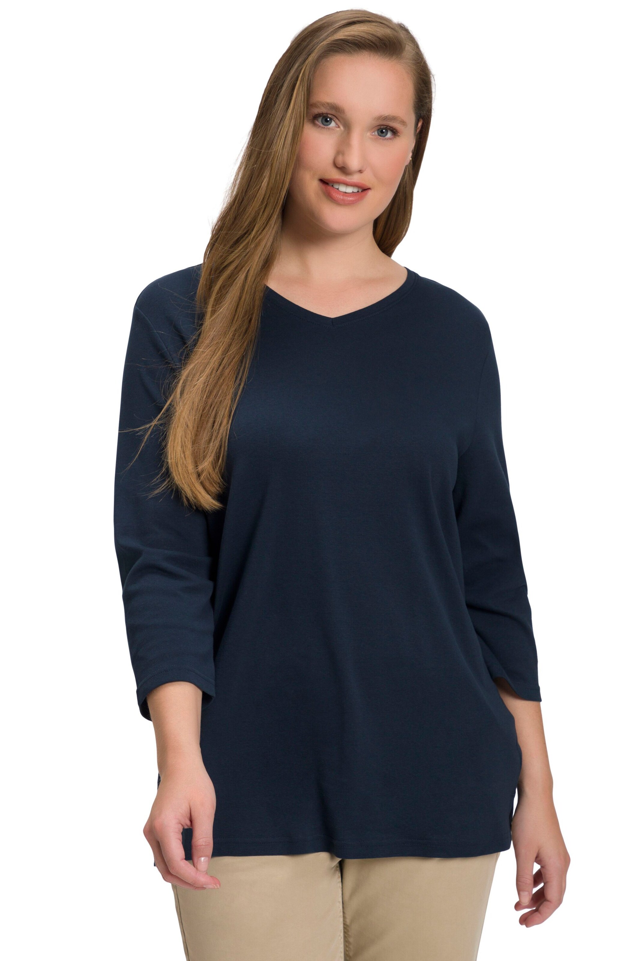 Ulla Popken Shirt in Blue: front