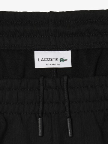 LACOSTE Regular Pants in Black