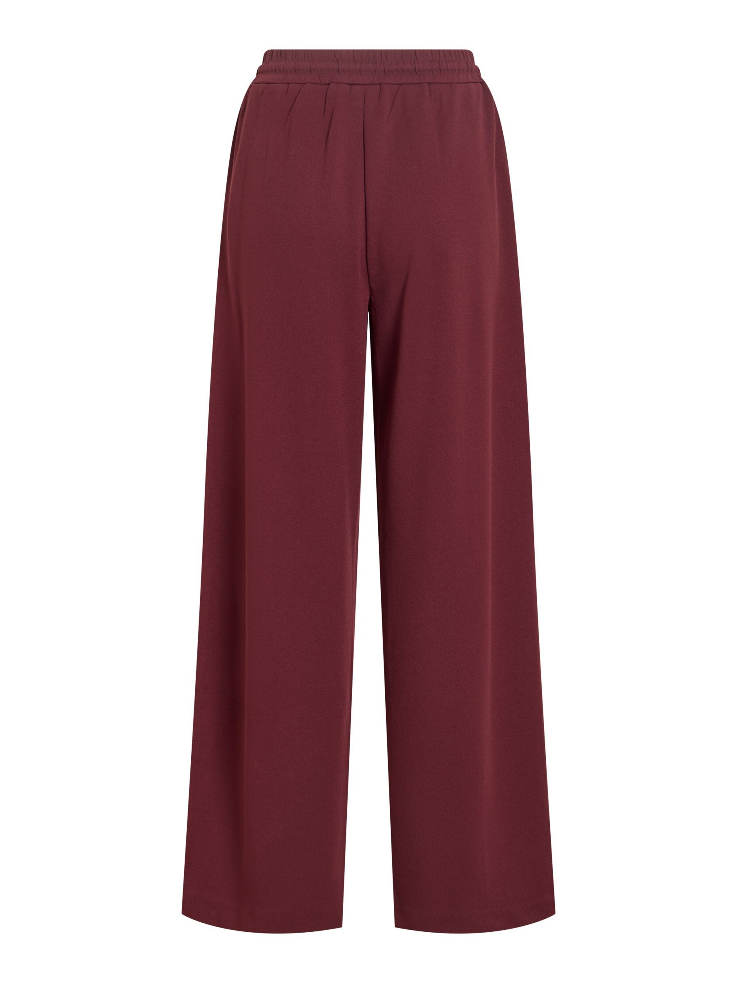 VILA Wide leg Broek 'VIClua' in Bruin