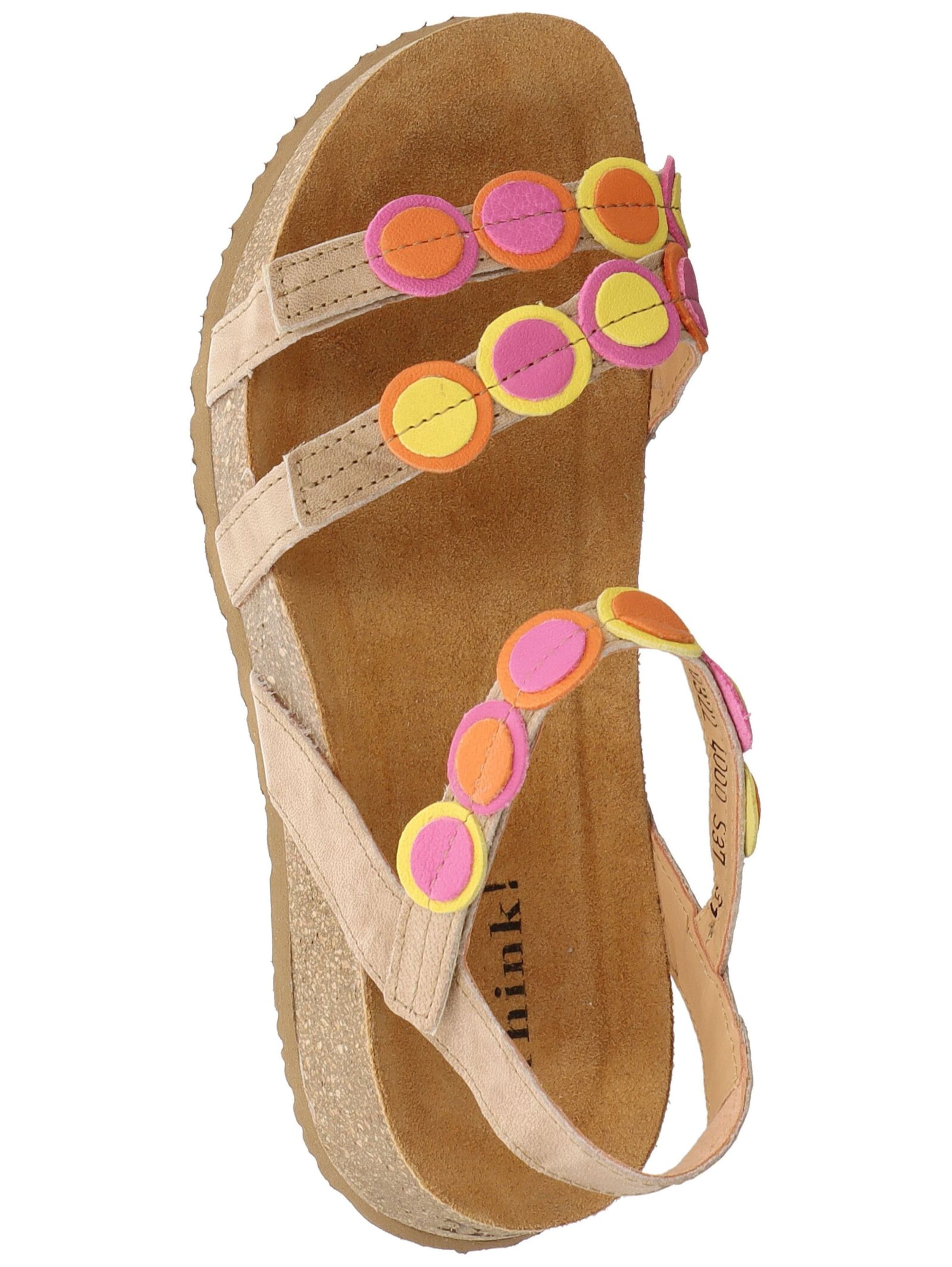 THINK! Strap Sandals in Beige