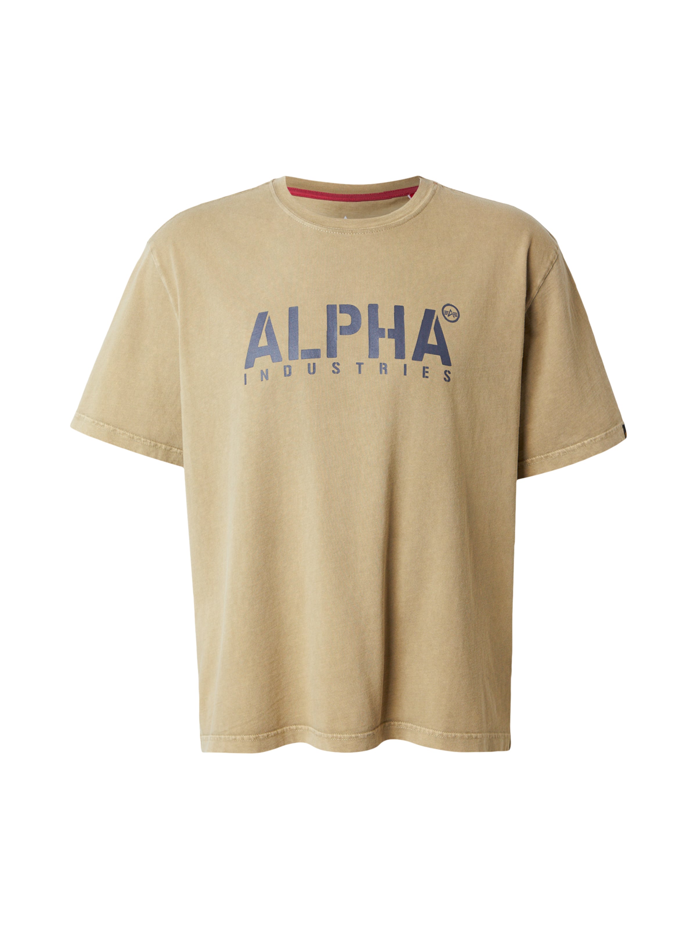 ALPHA INDUSTRIES T-shirt i grön: framsida