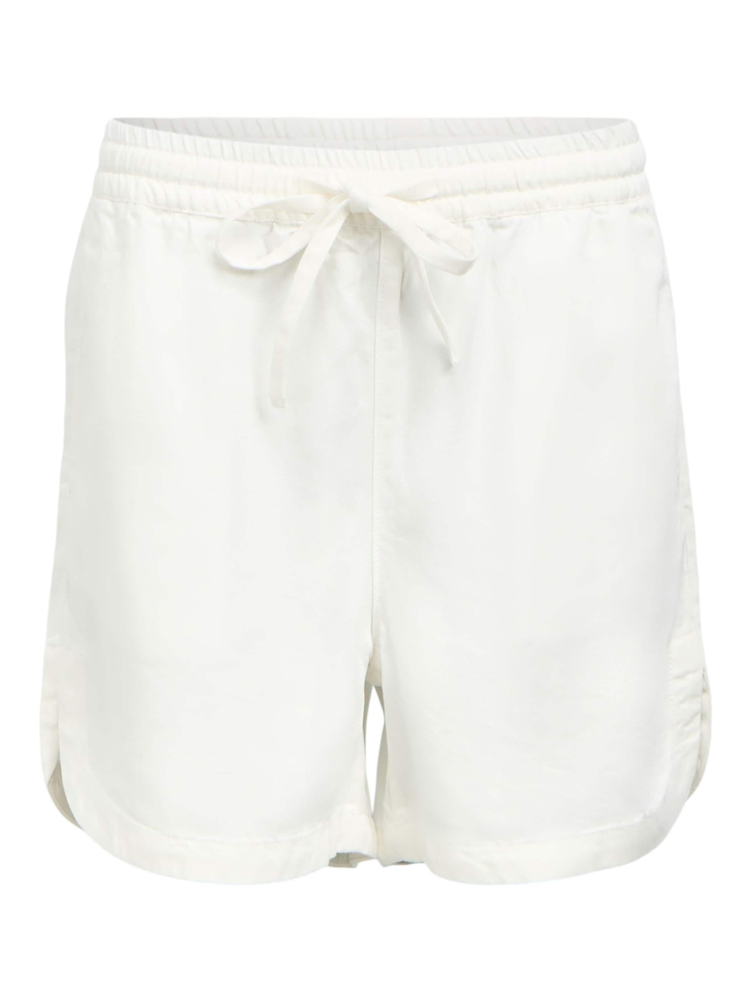 Loosefit Pantalon 'OBJFrame' OBJECT en blanc : devant