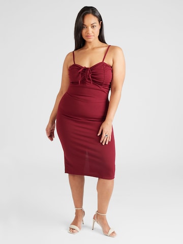 WAL G. Cocktail Dress 'DOLLY' in Red: front