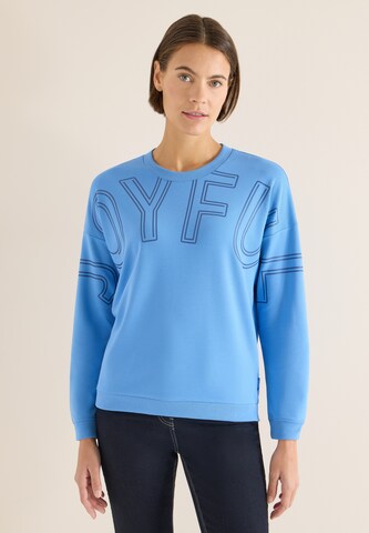 CECIL Sweatshirt in Blue: front