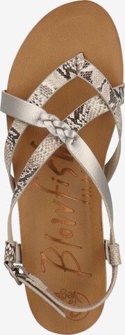 Blowfish Malibu T-Bar Sandals in Grey