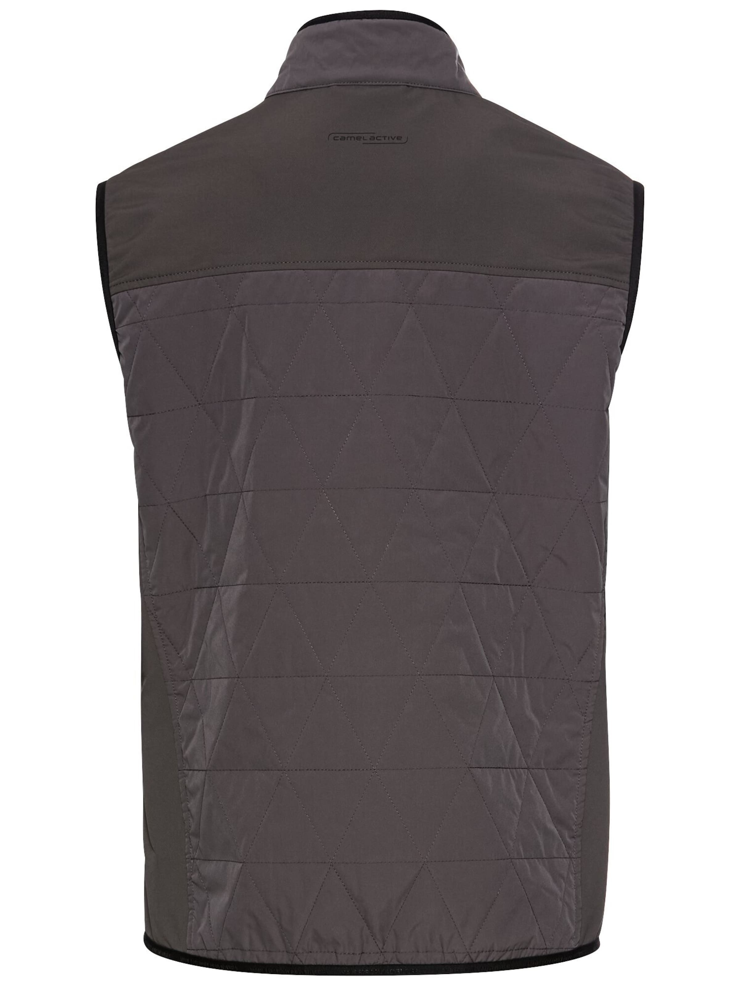 CAMEL ACTIVE Weste mit Stehkragen in Grau