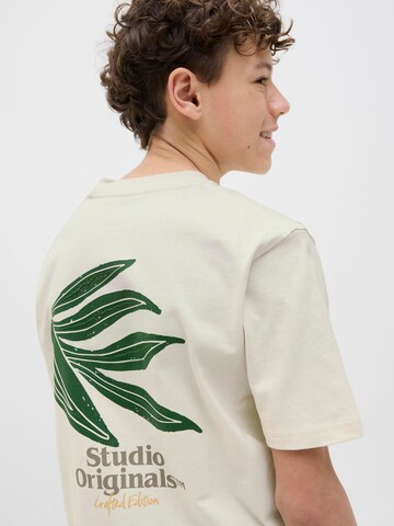 Maglietta 'Paros' di Jack & Jones Junior in bianco