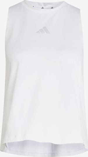 Sportiniai marškinėliai be rankovių 'Tech Intensity' iš ADIDAS PERFORMANCE, spalva – balta / balkšva, Prekių apžvalga