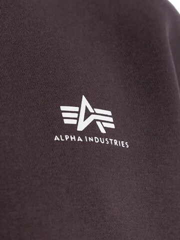 ALPHA INDUSTRIES Sweatshirt 'Basic' in Brown