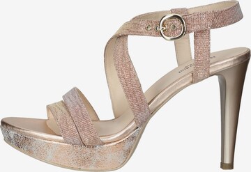 Nero Giardini Sandalen met riem in Goud