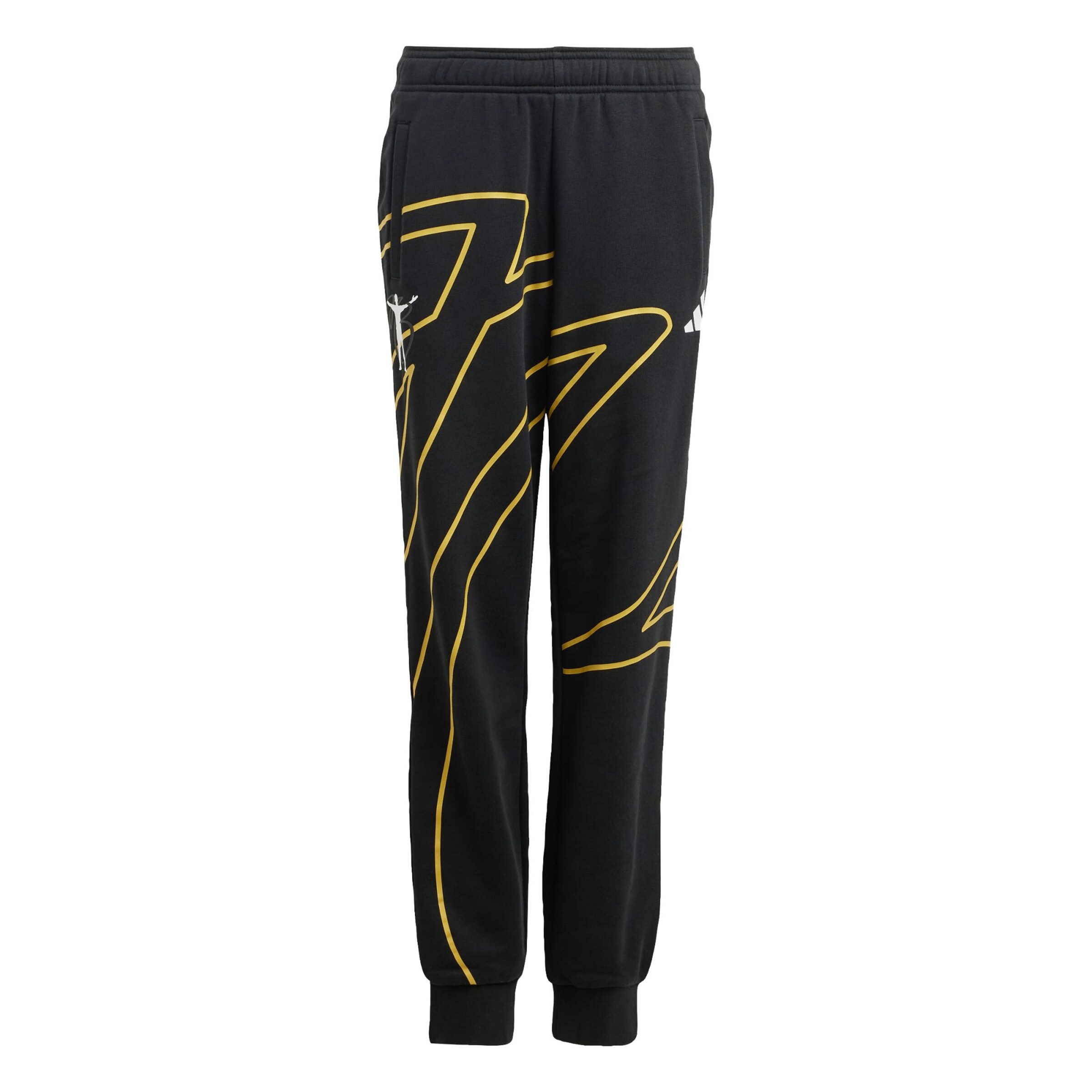 Effilé Pantalon de sport 'Jude Bellingham' ADIDAS PERFORMANCE en noir : devant