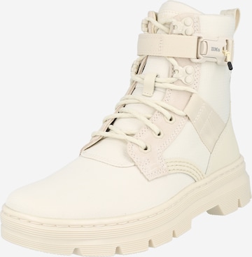 Bottes à lacets 'Combs Tech II' Dr. Martens en blanc : devant