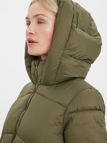 VERO MODA Winter Coat 'UPPSALA' in Green