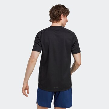 ADIDAS PERFORMANCE - Camisa funcionais 'Workout' em preto