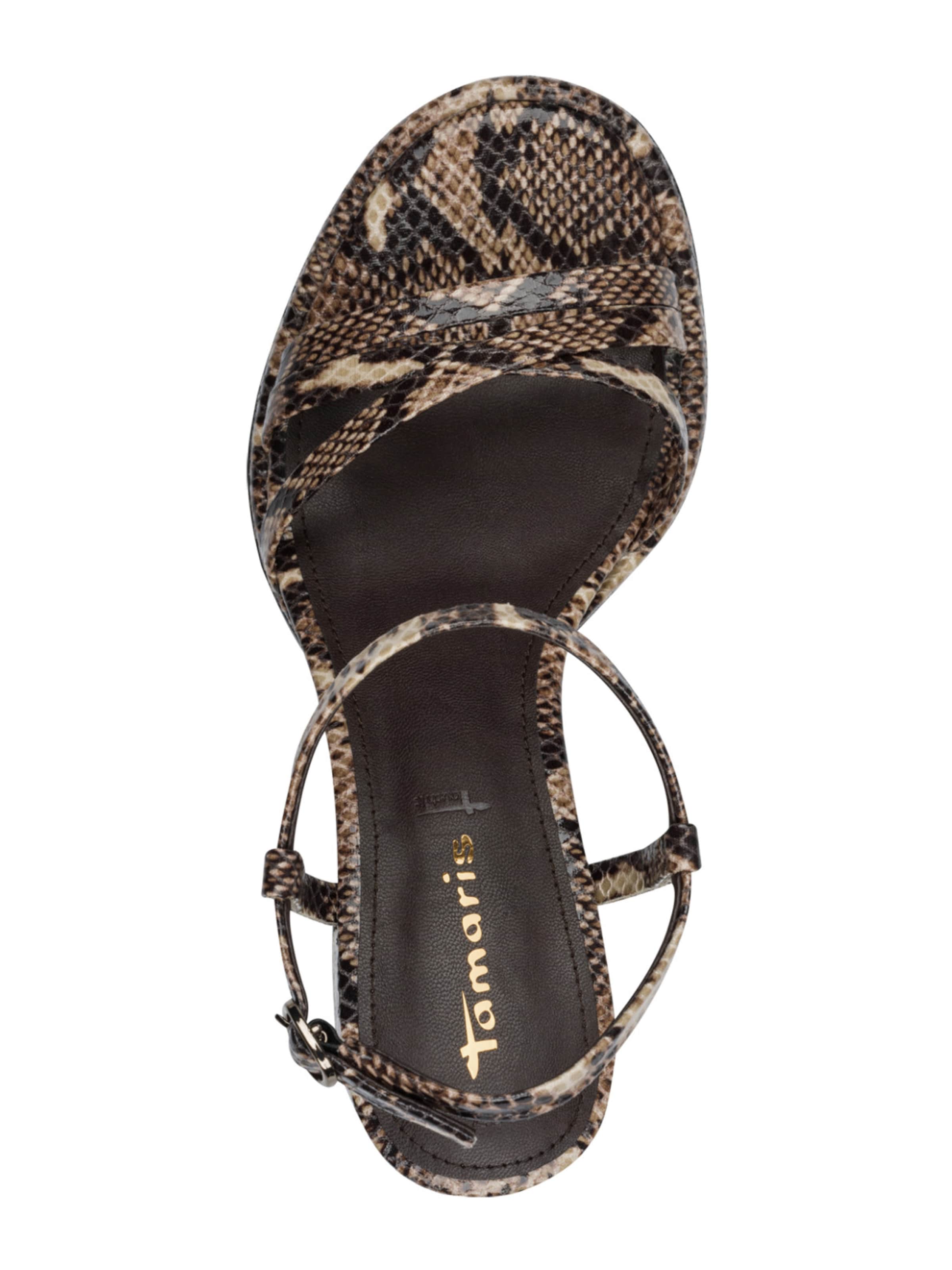 Tamaris - Sandalias con hebilla en marrón