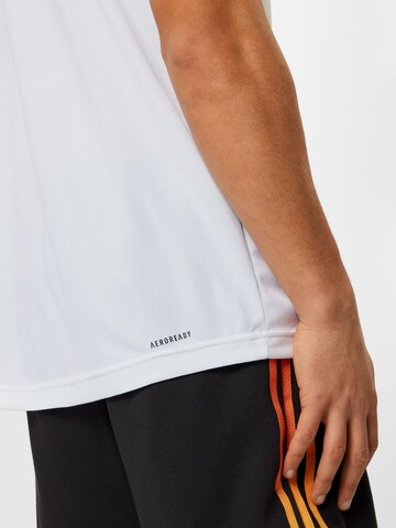 ADIDAS SPORTSWEAR Sportshirt 'Aeroready Designed To Move 3-Stripes' in Weiß