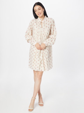 Lollys Laundry Shirt Dress 'Georgia' in Beige