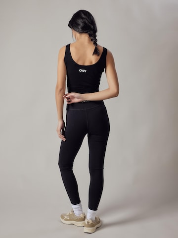 Skinny Leggings 'Leggings a Vita Alta' di OWN Off With Nature in nero