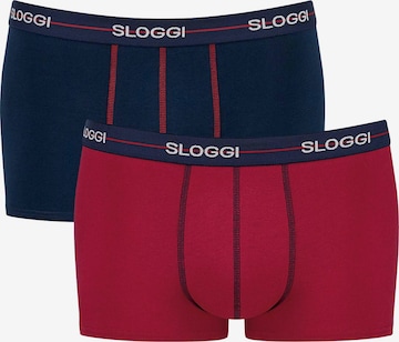 SLOGGI Boksershorts i rød: forside