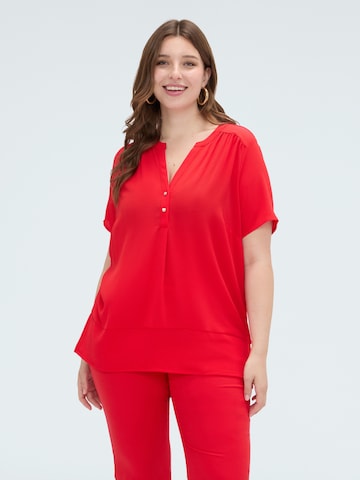 T-shirt Fiorella Rubino en rouge