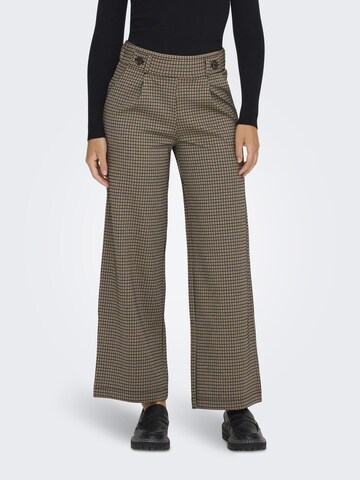 Wide Leg Pantalon à pince JDY en beige : devant