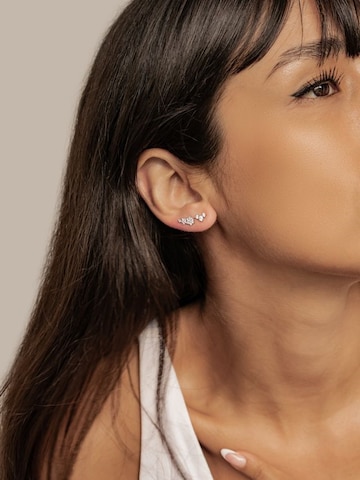 Boucles d'oreilles 'Blooming Flower' Hey Happiness en argent