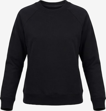 Sweat-shirt Peter Jo en noir : devant