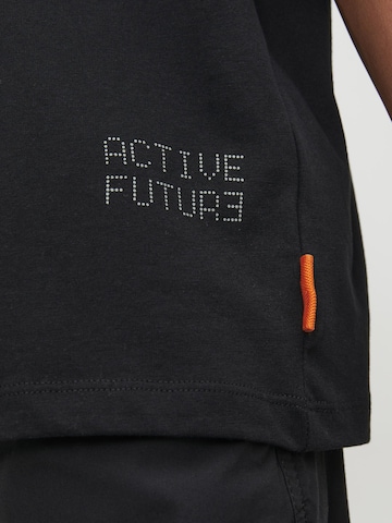 Jack & Jones Junior Shirt 'Active3 Futur3' in Zwart