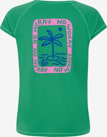 PROTEST Shirt 'PRTHappy' in Green: front