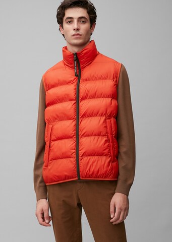 Gilet Marc O'Polo en rouge : devant