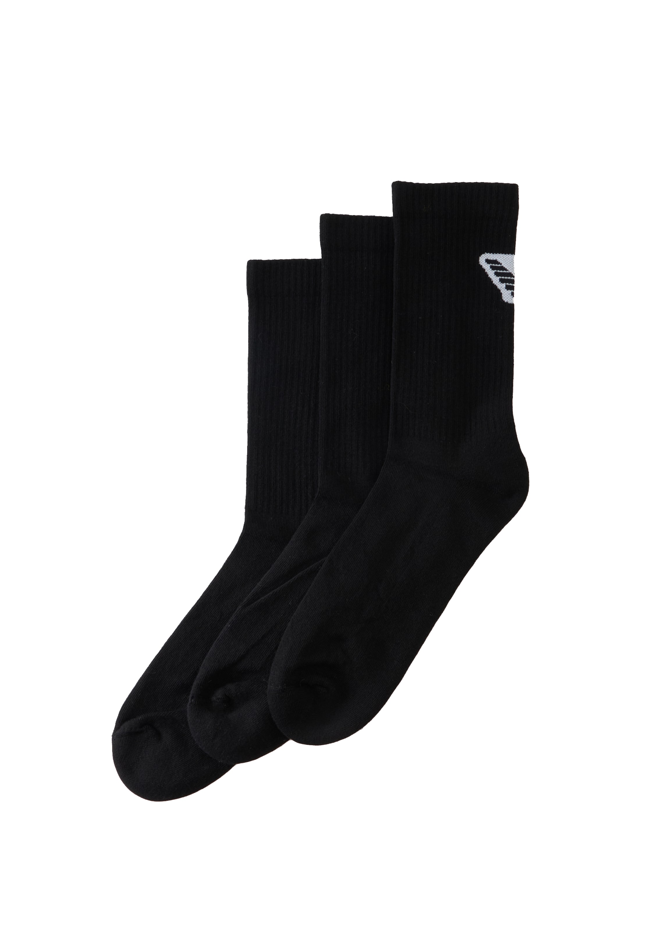 Calzino di Emporio Armani in nero: frontale