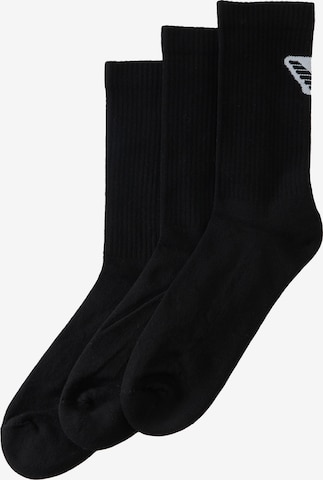 Calzino di Emporio Armani in nero: frontale