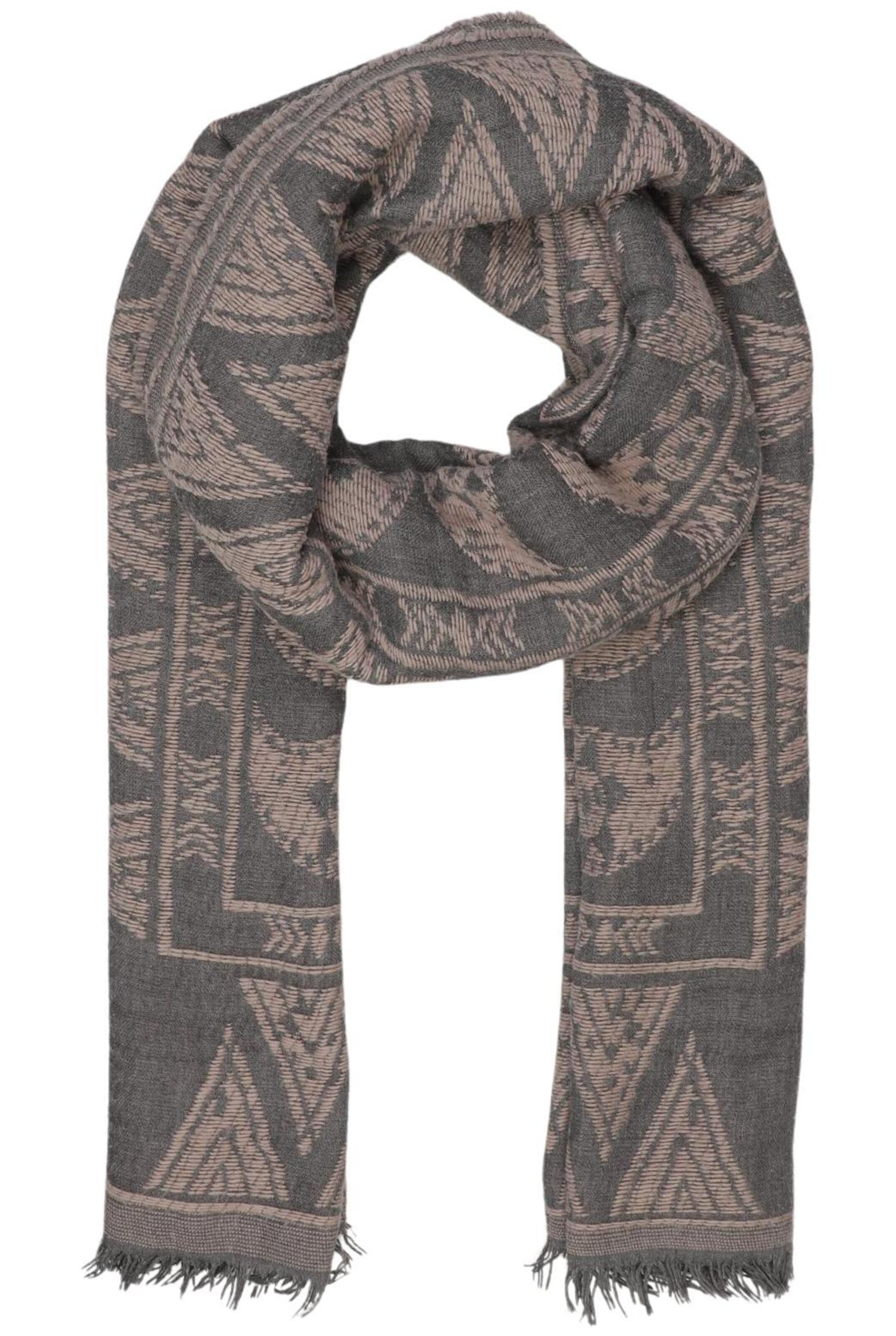 HALLHUBER Scarf & Wrap in One size in Grey: front