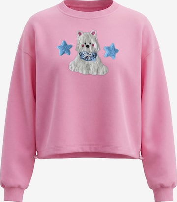 Sweat-shirt MYMO en rose : devant