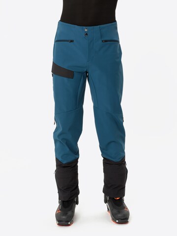 VAUDE Regular Outdoorbroek in Blauw: voorkant