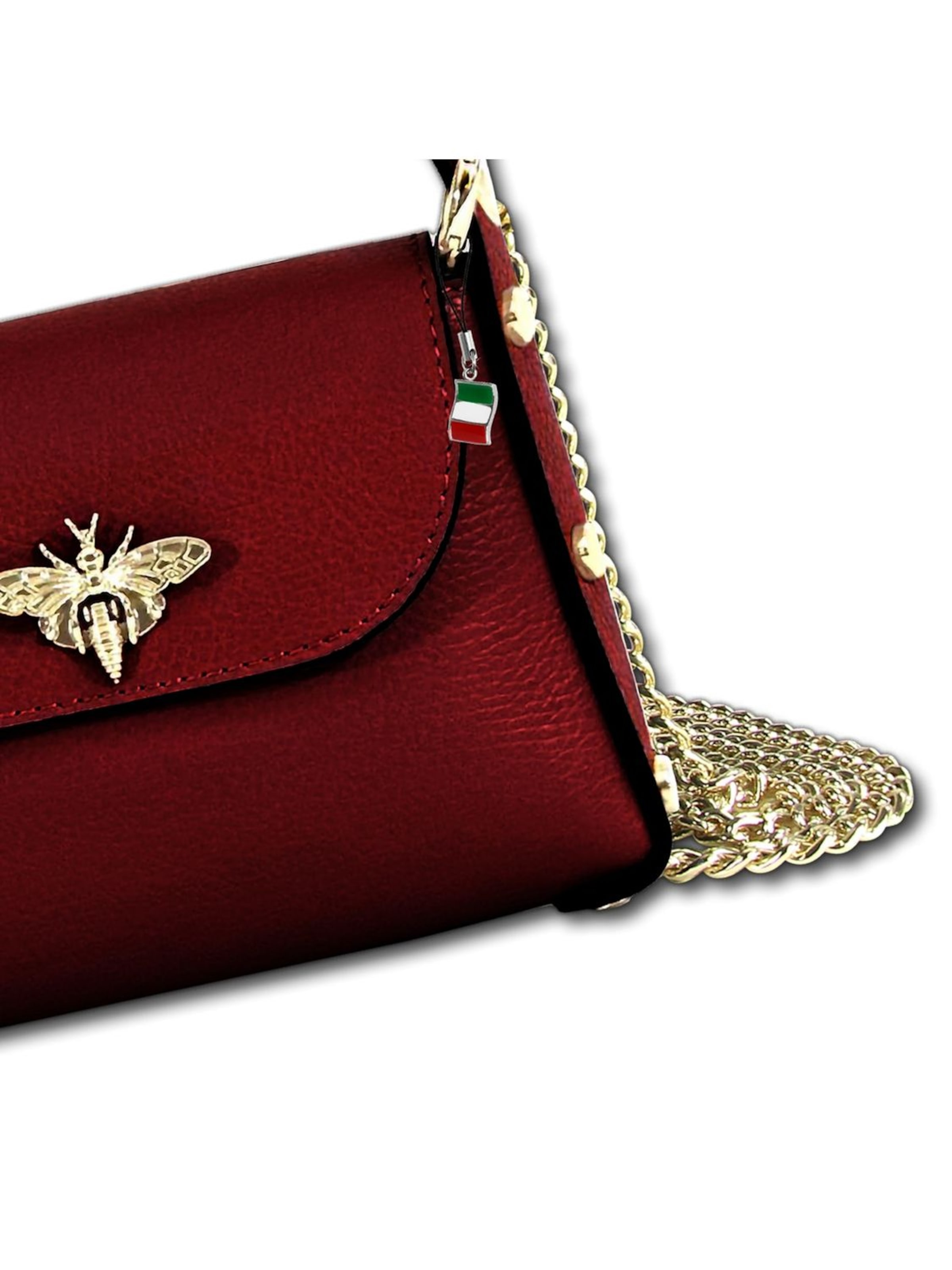 Florence Shoulder Bag in Red