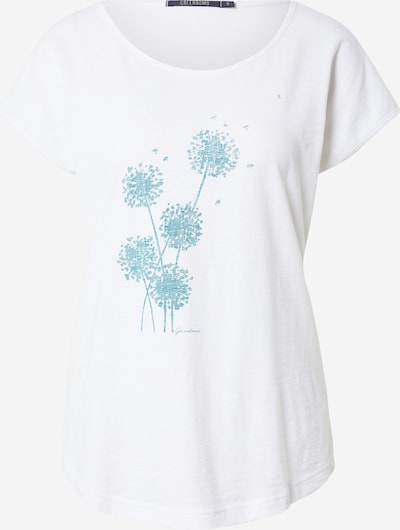 GREENBOMB T-shirt en turquoise / blanc, Vue avec produit