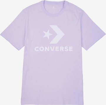 CONVERSE Shirt in Lila: voorkant