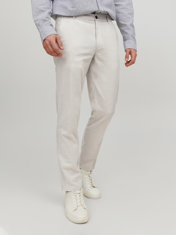JACK & JONES Regular Chino trousers 'Dave' in Grey: front