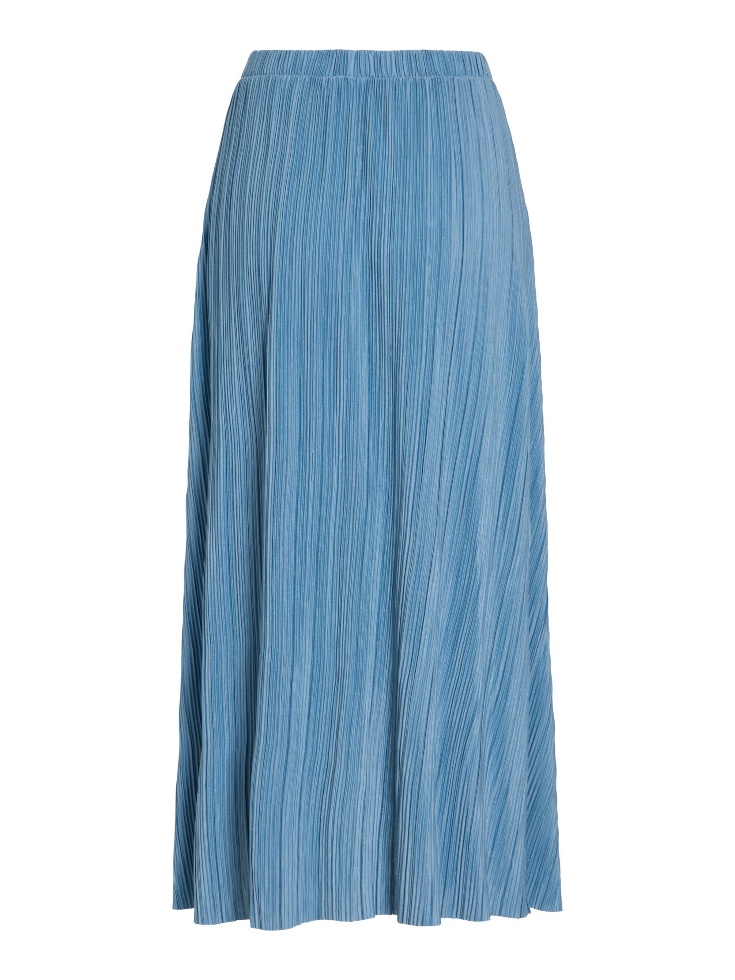 Jupe 'VIPlis' VILA en bleu