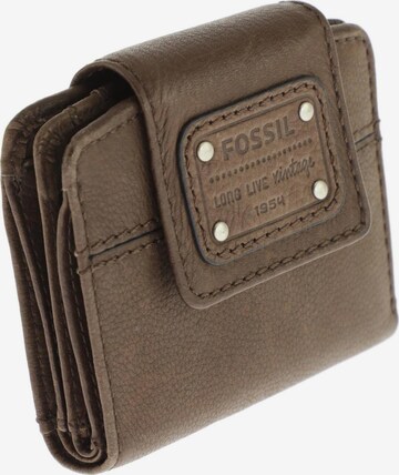 FOSSIL Small Leather Goods in One size in Brown: front